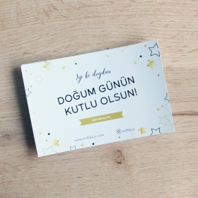 Doğum Günü Motto Kartı #1